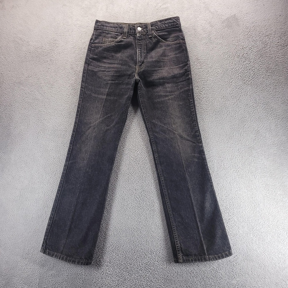 VTG Levis 517 Jeans Mens 31x30 Black Bootcut Made In USA 90s
